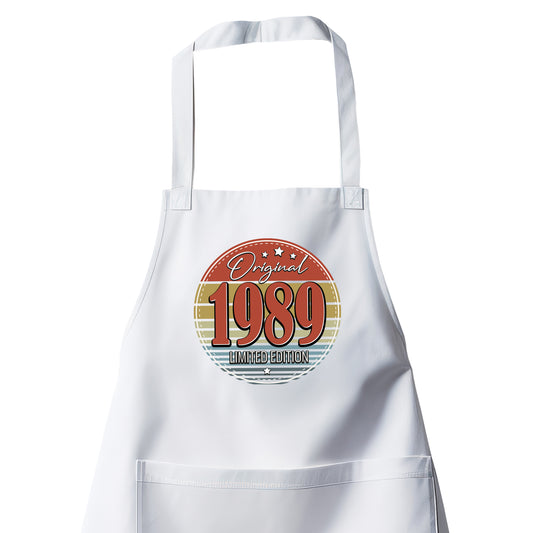 Original Limited Edition 1989 – Vintage - Schürze Weiß - Fulima