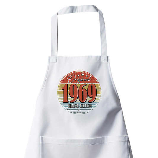 Original Limited Edition 1969 – Vintage - Schürze Weiß - Fulima