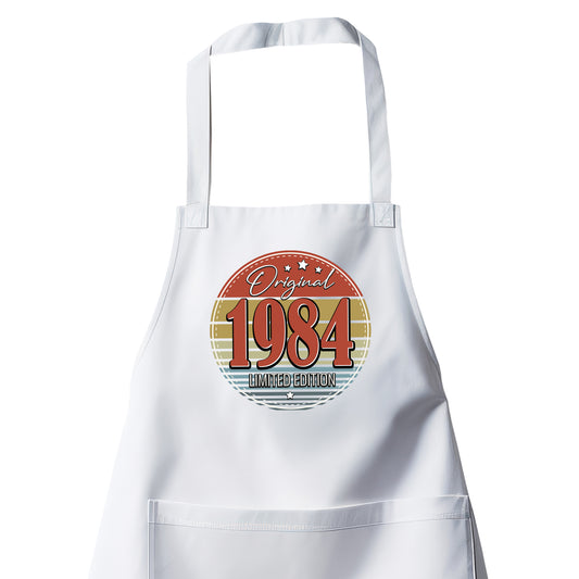Original Limited Edition 1984 – Vintage - Schürze Weiß - Fulima