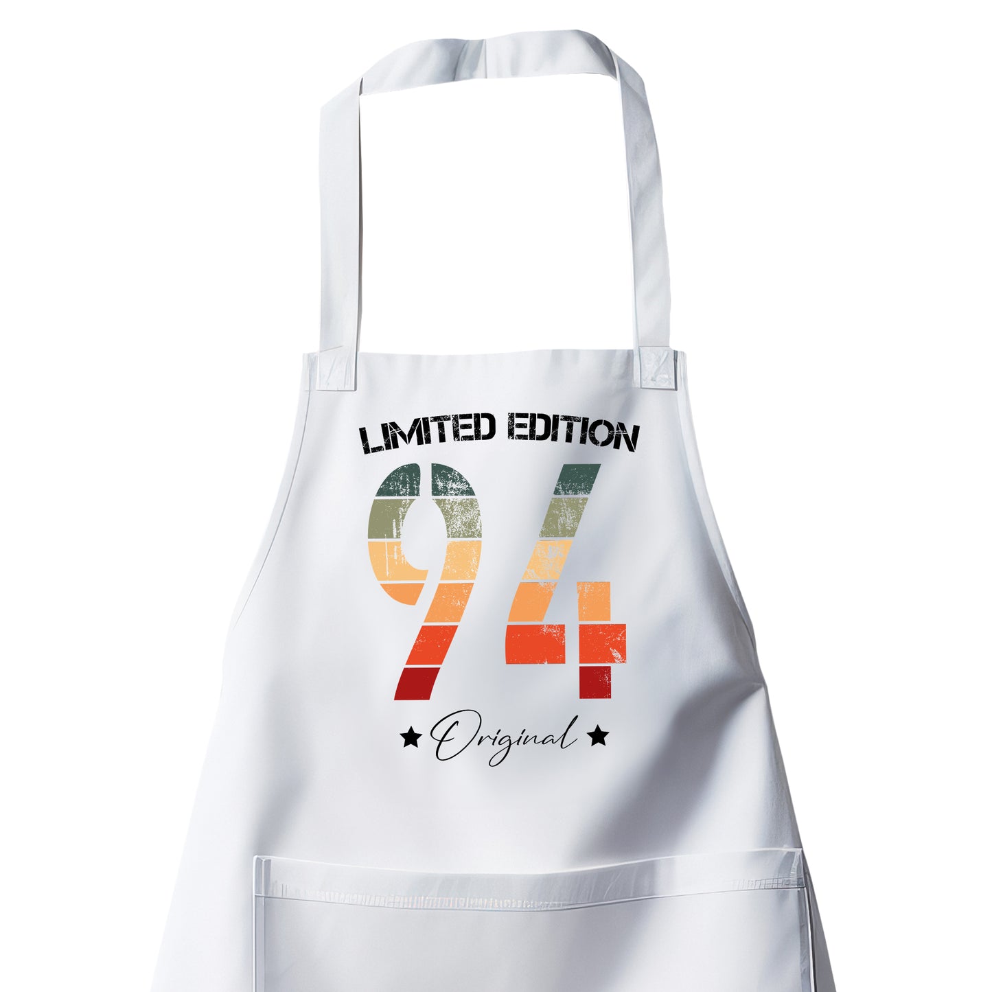 Limited Edition Original Grunge Vintage 94 - Geburtstag Schürze Weiß - Fulima