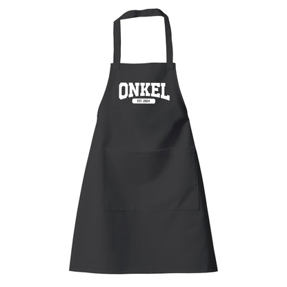 Onkel Schürze - Onkel est. Wunschjahr - Collage Design - Geschenk - Fulima