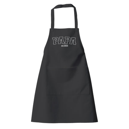 Grillschürze Papa - Papa Collage Style Line mit Jahr - Geschenk - Fulima