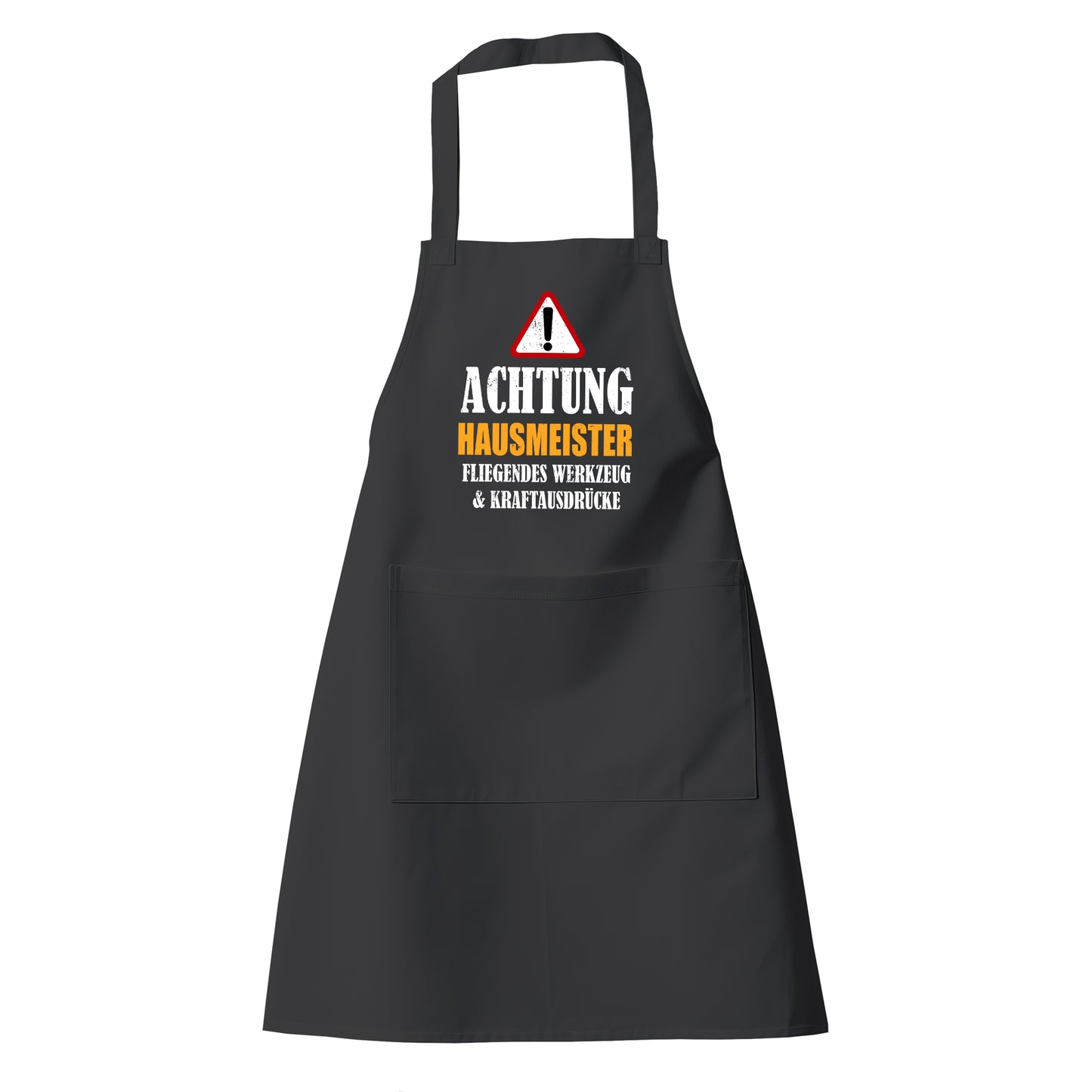 Achtung Hausmeister - Kraftausdrücke - Schürze - Fulima