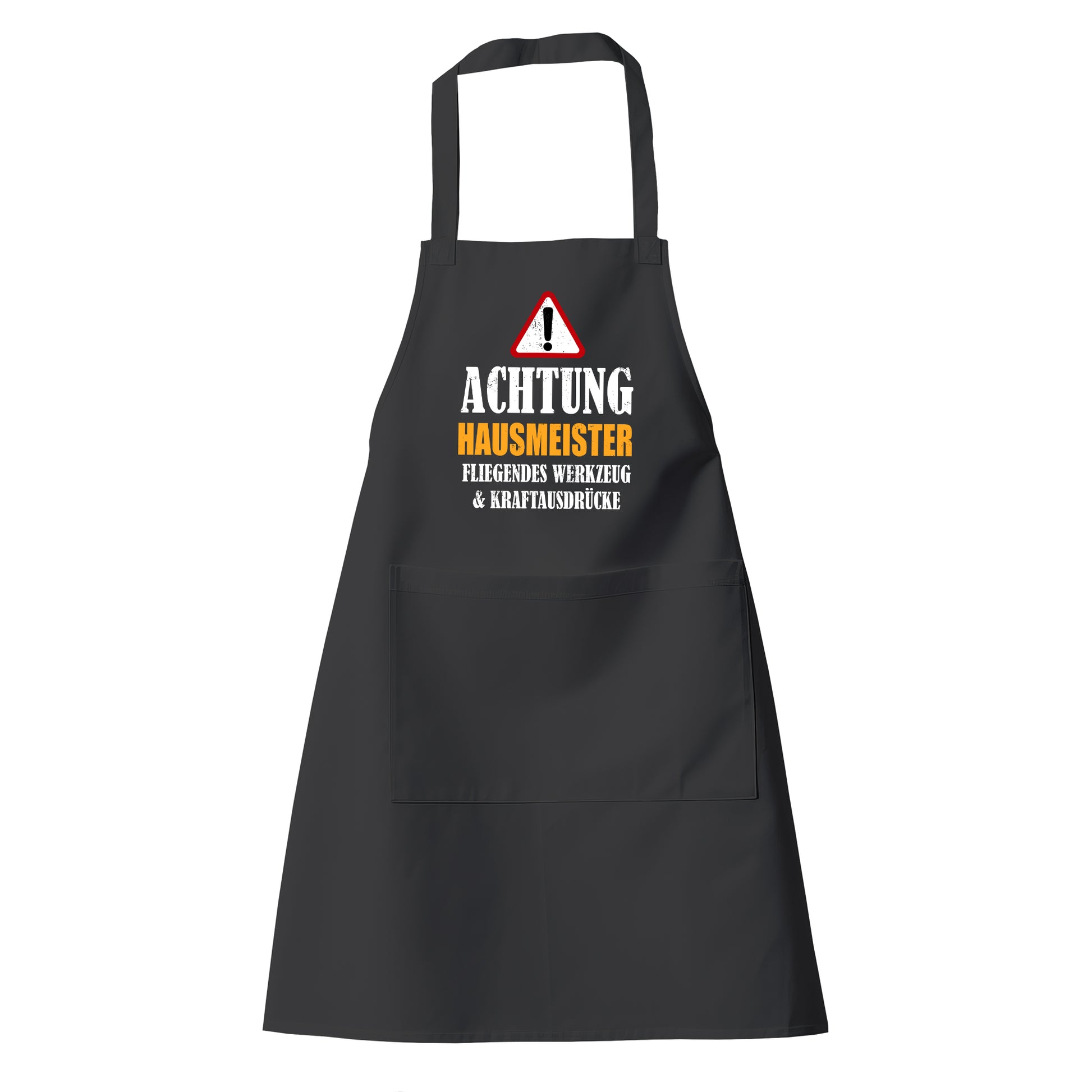 Achtung Hausmeister - Kraftausdrücke - Schürze - Fulima