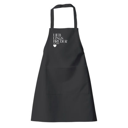 Bruder Schürze - Lieblingsbruder est. Wunschjahr Design - Geschenk - Fulima