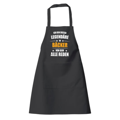 Ich bin dieser Legendäre Bäcker von dem alle reden - Schürze - Fulima