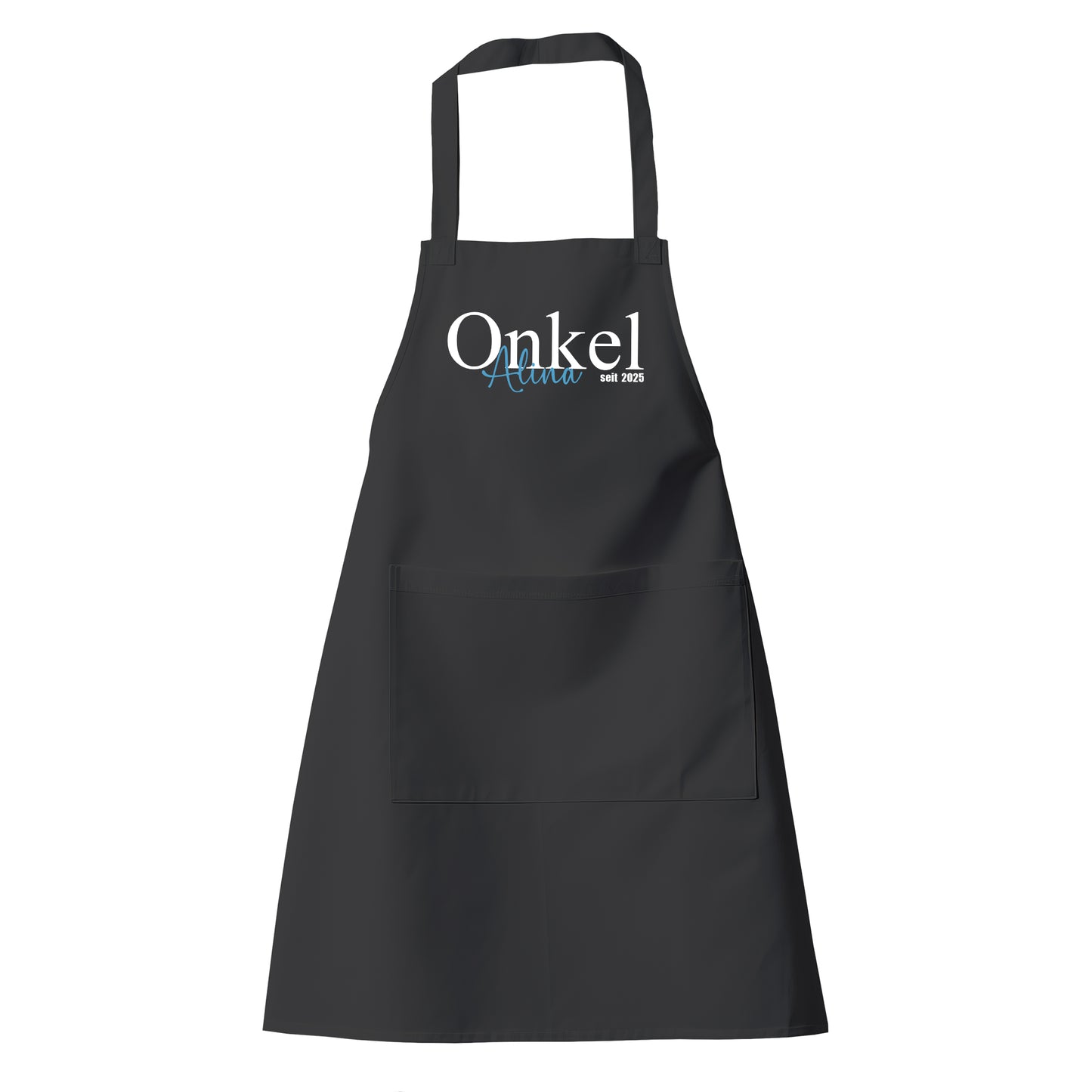 Onkel Schürze - Onkel Schriftzug mit Namen vom Kind - Geschenk - Fulima