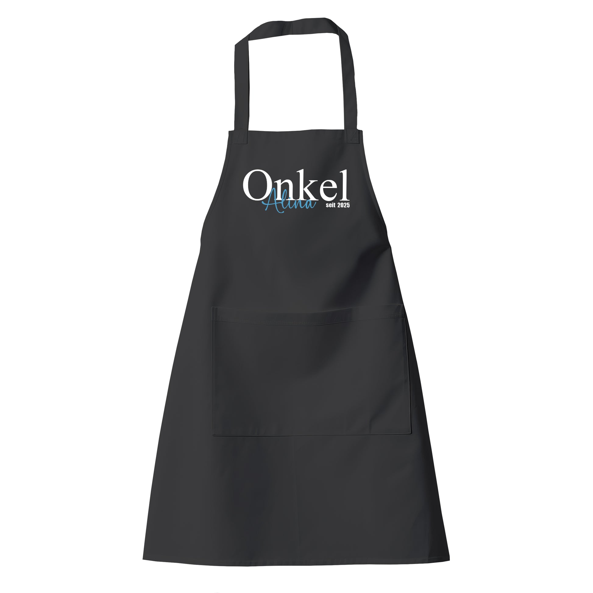Onkel Schürze - Onkel Schriftzug mit Namen vom Kind - Geschenk - Fulima