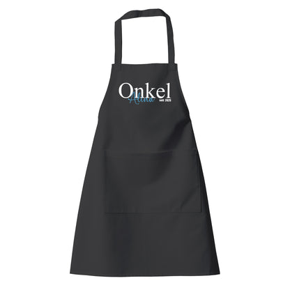 Onkel Schürze - Onkel Schriftzug mit Namen vom Kind - Geschenk - Fulima