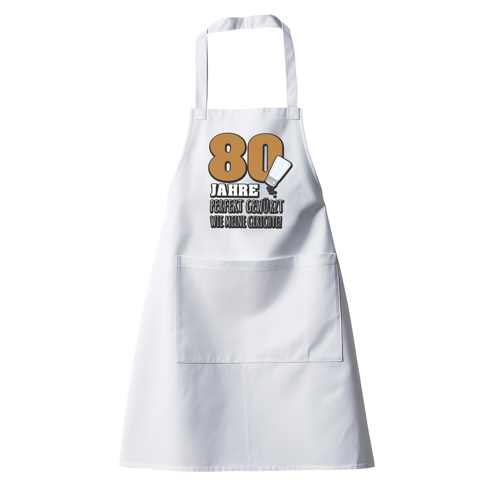 80 Jahre Perfekt gewürzt wie meine Gerichte - Kochschürze - Fulima