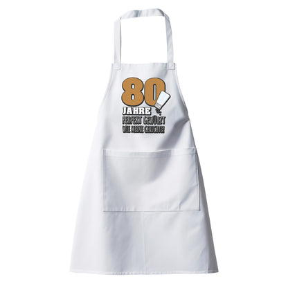 80 Jahre Perfekt gewürzt wie meine Gerichte - Kochschürze - Fulima