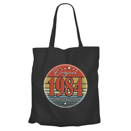 Original Limited Edition 1984 – Vintage - Einkaufstasche Schwarz - Fulima