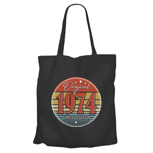 Original Limited Edition 1974 – Vintage - Einkaufstasche Schwarz - Fulima