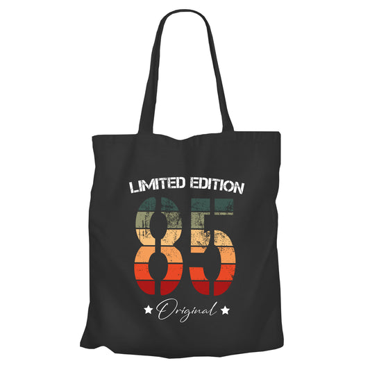 Limited Edition Original Grunge Vintage 85 - Einkaufstasche Schwarz - FULiMA®
