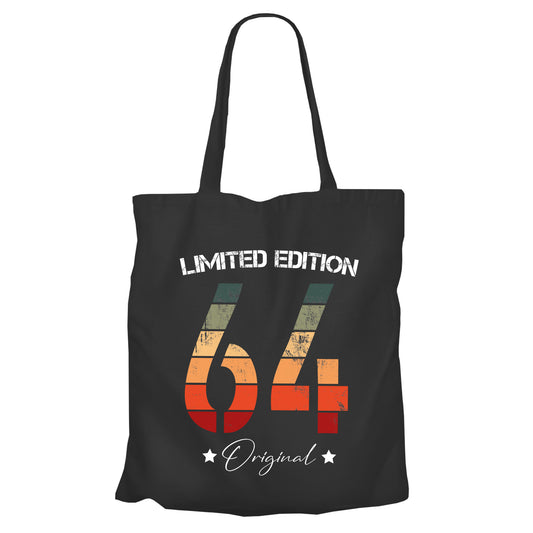 Limited Edition Original Grunge Vintage 64 - Einkaufstasche Schwarz - FULiMA®