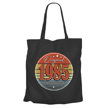 Original Limited Edition 1985 – Vintage - Einkaufstasche Schwarz - Fulima