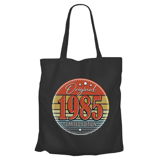 Original Limited Edition 1985 – Vintage - Einkaufstasche Schwarz - Fulima