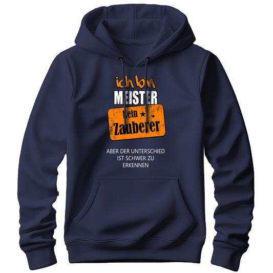 Ich bin Meister kein Zauberer - Hoodie Navy - FULiMA®