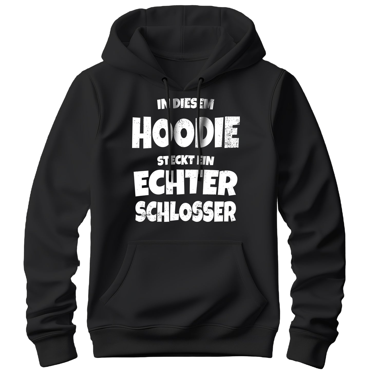 In diesem Hoodie steckt ein echter Schlosser- Hoodie Schwarz - FULiMA®