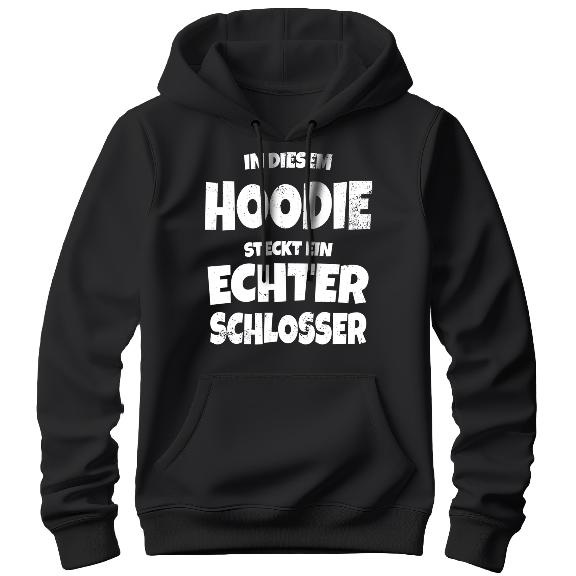 In diesem Hoodie steckt ein echter Schlosser- Hoodie Schwarz - FULiMA®