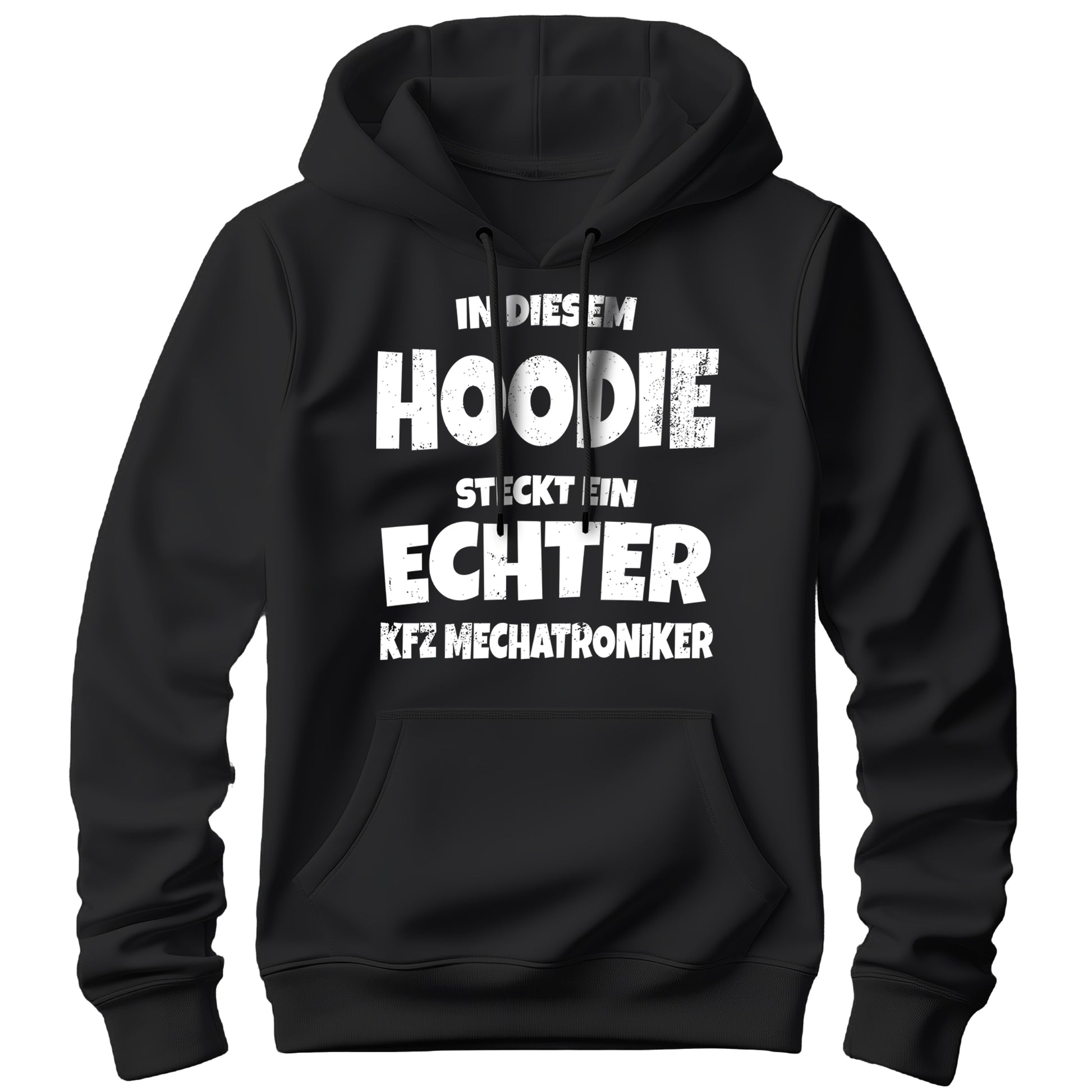 In diesem Hoodie steckt ein echter KFZ Mechatroniker - Hoodie Schwarz - FULiMA®