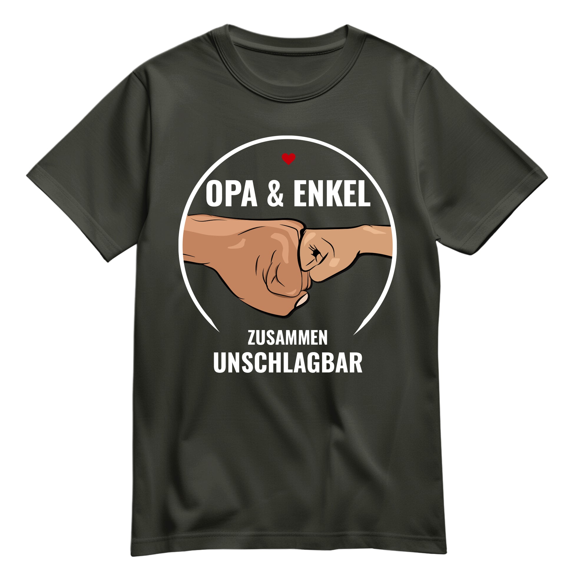 Opa Shirt - Opa und Enkel Zusammen Unschlagbar - Geschenkidee Khaki - FULiMA®