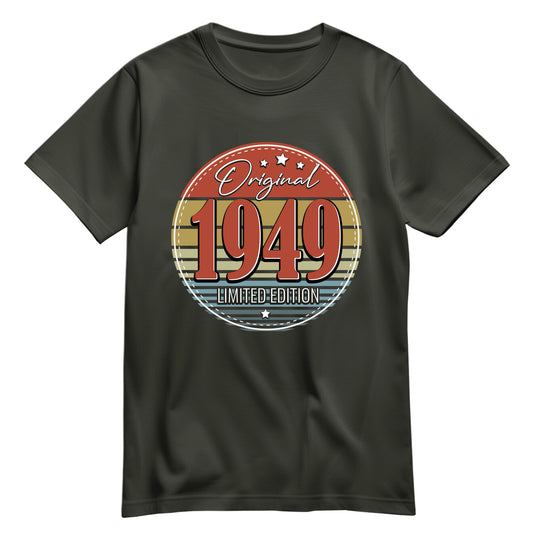 Geburtstagshirt - Original Limited Edition 1949 – Vintage Khaki - FULiMA®