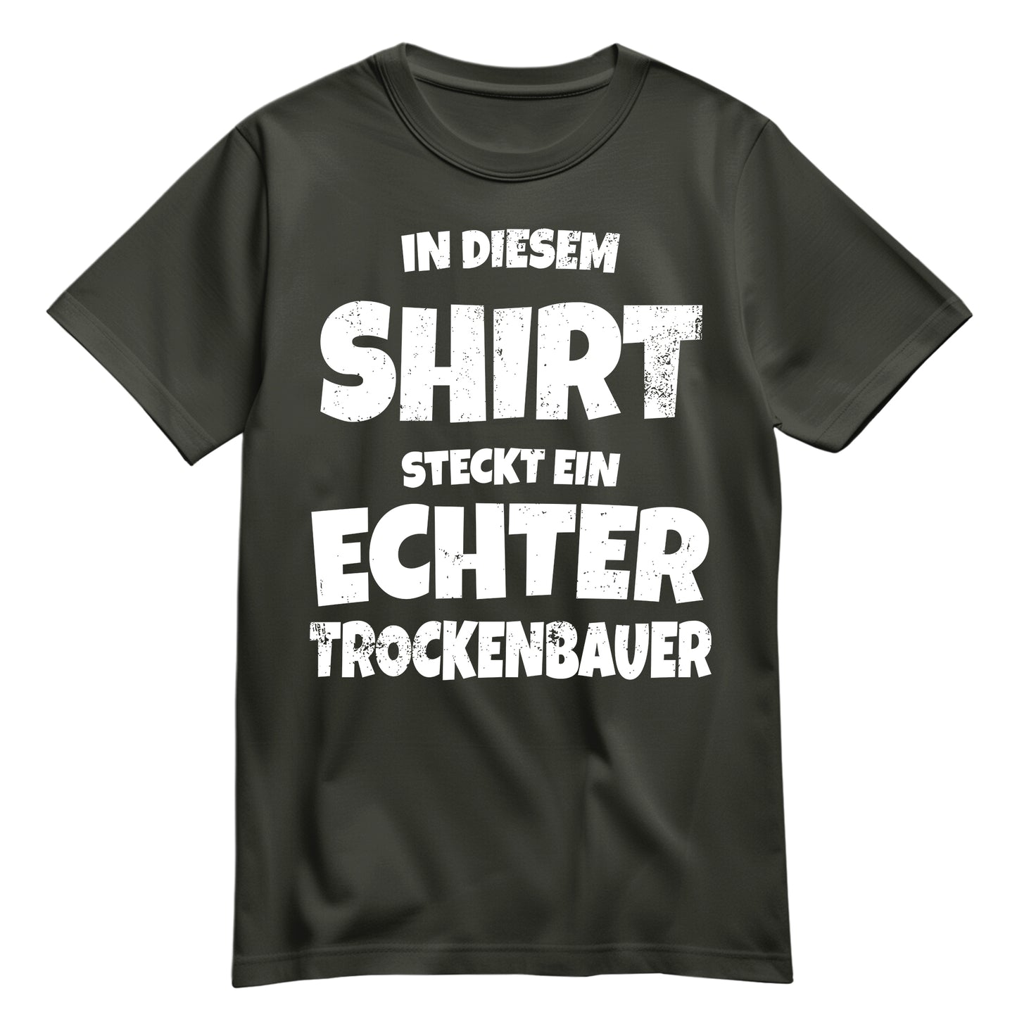 In diesem Shirt steckt ein echter Trockenbauer - Shirt Khaki - FULiMA®