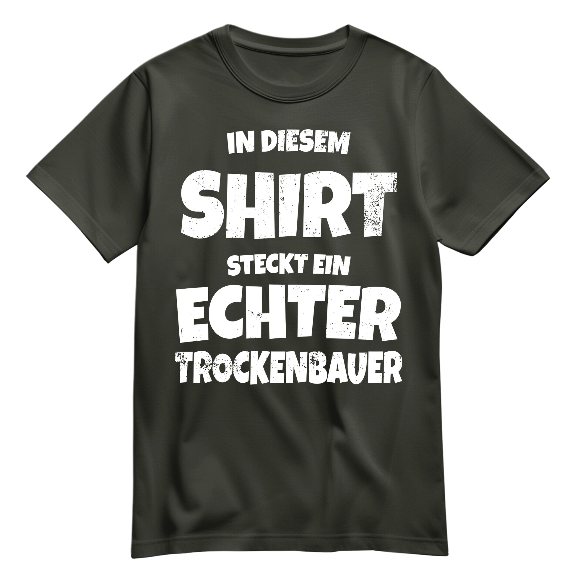 In diesem Shirt steckt ein echter Trockenbauer - Shirt Khaki - FULiMA®