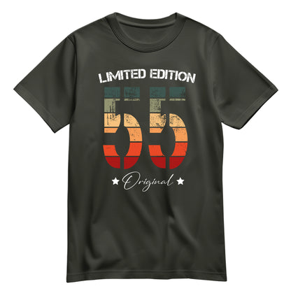 Limited Edition Original Grunge Vintage 55 - Geburtstagsshirt Khaki - FULiMA®