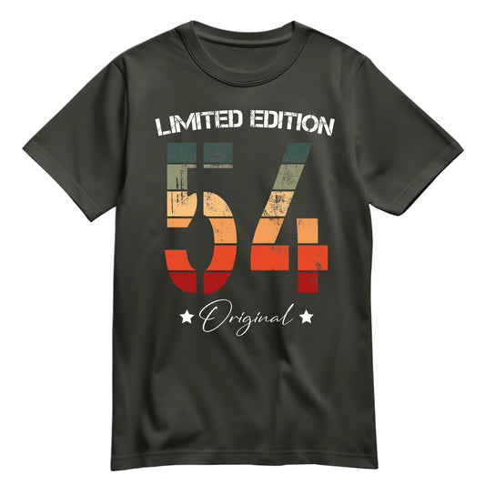 Limited Edition Original Grunge Vintage 54 - Geburtstagsshirt Khaki - FULiMA®