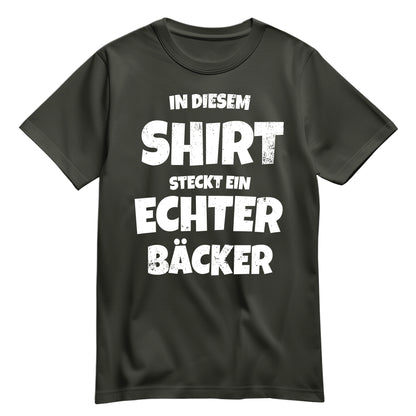 In diesem Shirt steckt ein echter Bäcker - Shirt Khaki - FULiMA®