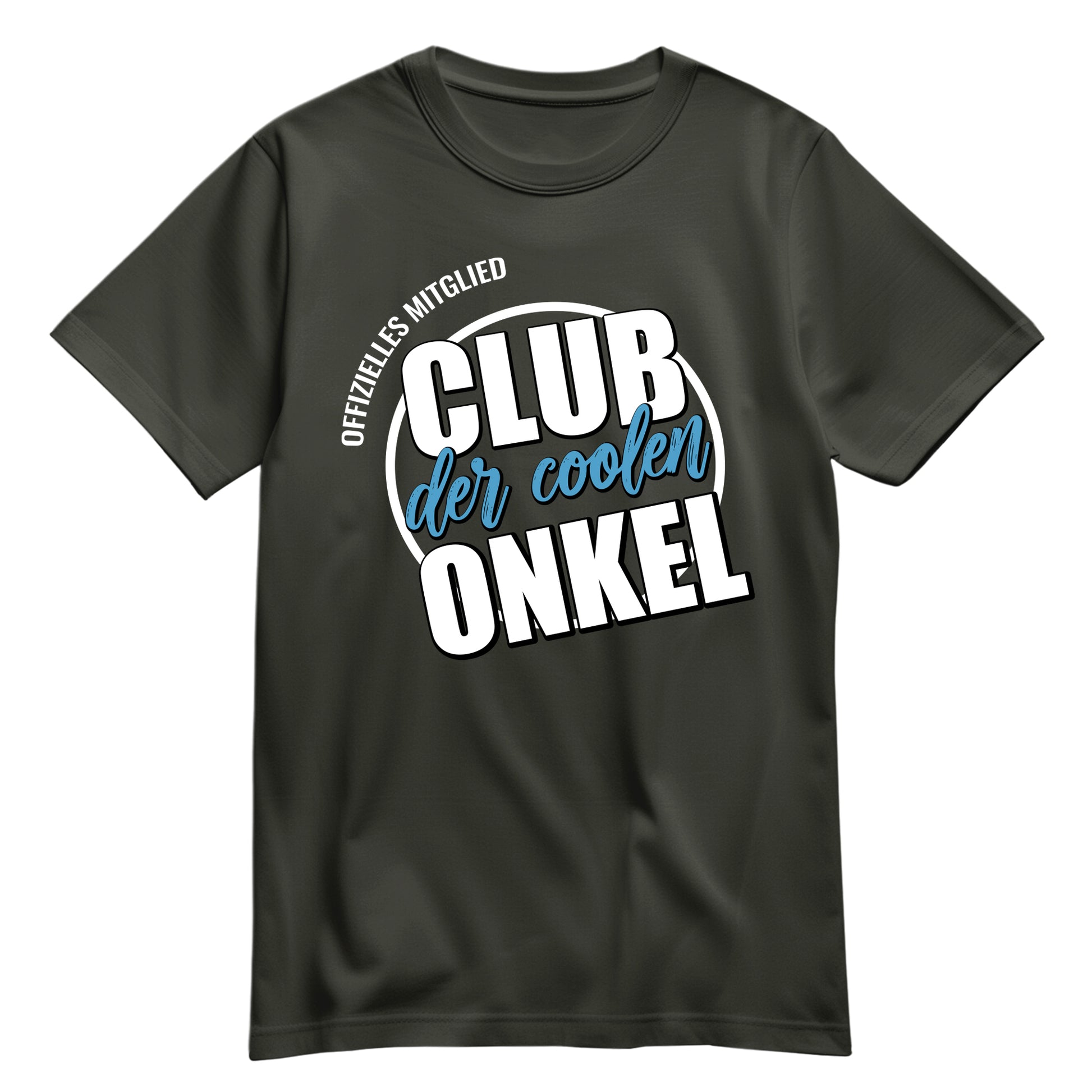Onkel Shirt - Offizielles Mitglied Club der coolen Onkel - Geschenk Khaki - FULiMA®