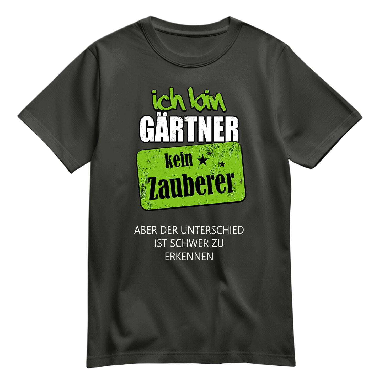 Ich bin Gärtner - kein Zauberer - Shirt Khaki - FULiMA®