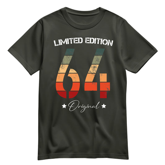 Limited Edition Original Grunge Vintage 64 - Geburtstagsshirt Khaki - FULiMA®