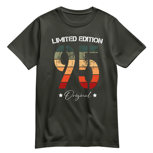 Limited Edition Original Grunge Vintage 95 - Geburtstagsshirt Khaki - FULiMA®