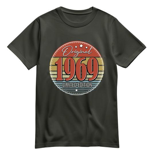 Geburtstagshirt - Original Limited Edition 1969 – Vintage Khaki - FULiMA®