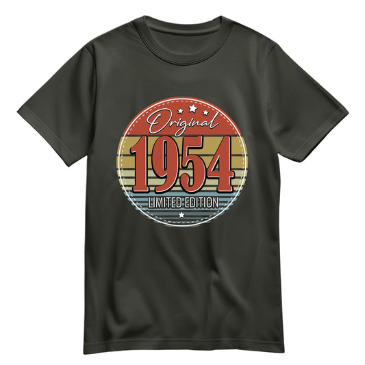 Geburtstagshirt - Original Limited Edition 1954 – Vintage Khaki - FULiMA®