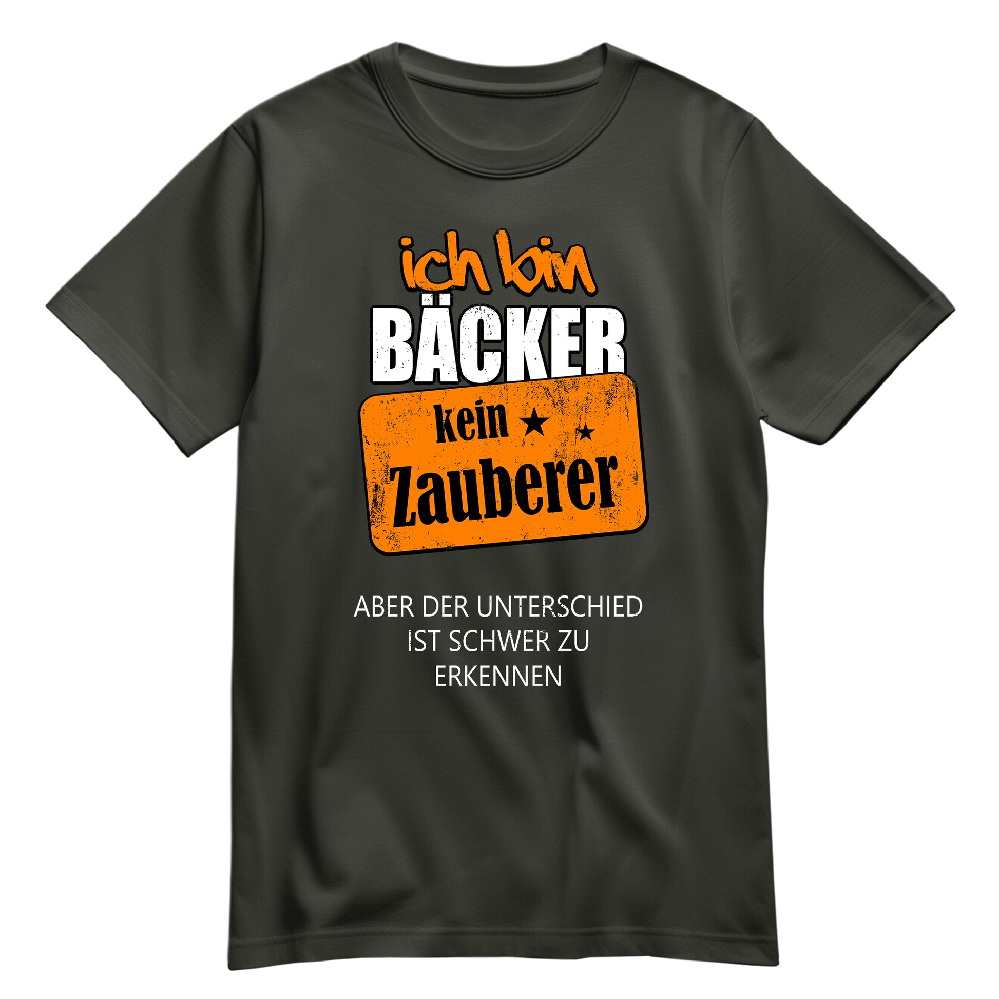 Ich bin Bäcker kein Zauberer - Shirt Khaki - FULiMA®