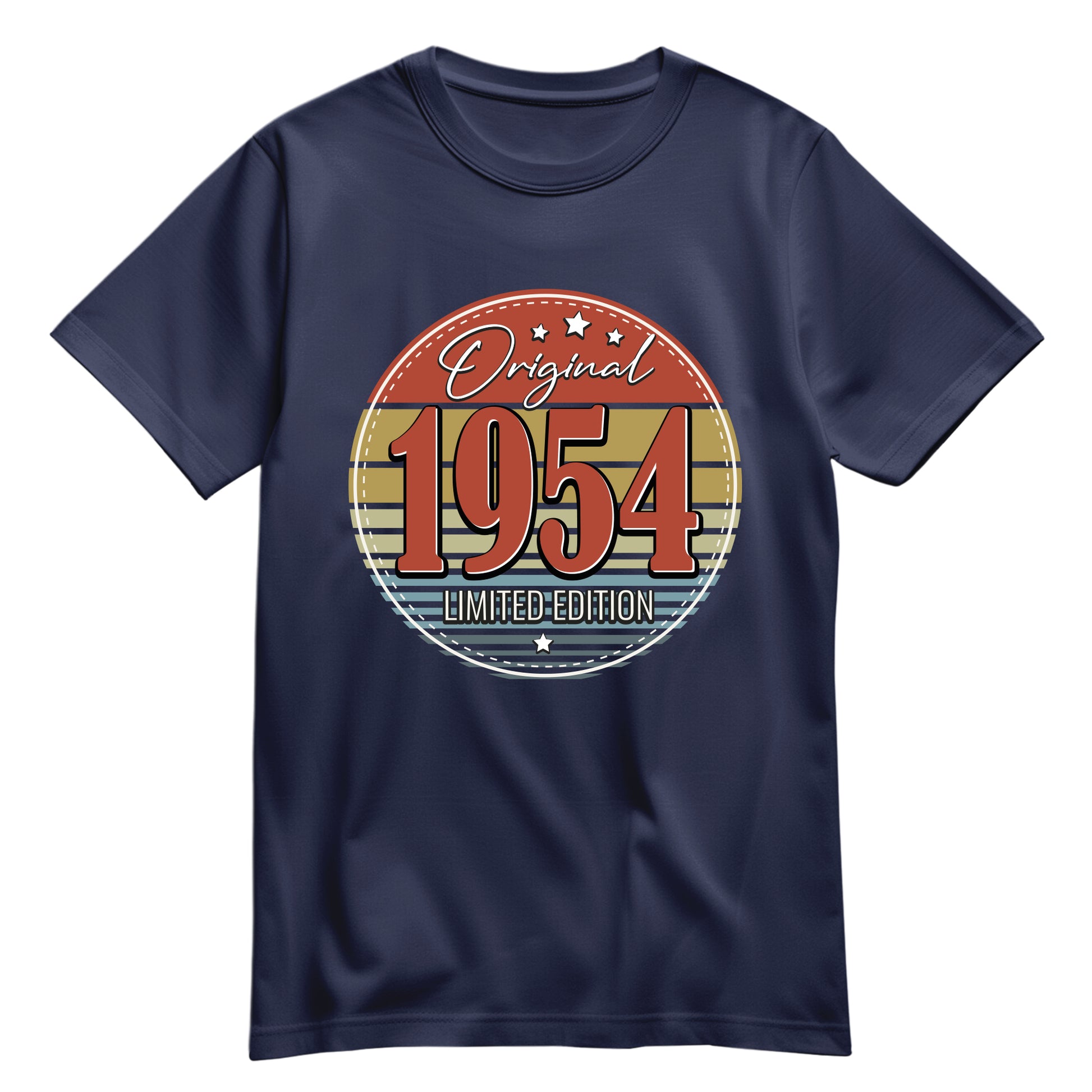 Geburtstagshirt - Original Limited Edition 1954 – Vintage Navy - FULiMA®