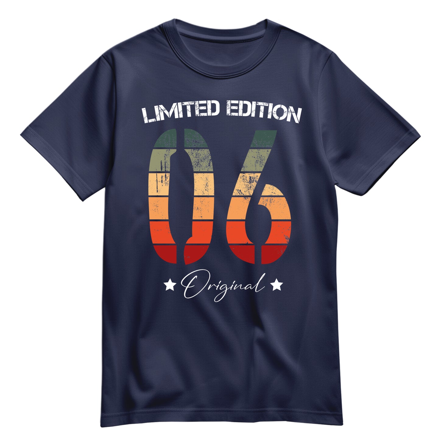 Limited Edition Original Grunge Vintage 06 - Geburtstagsshirt Navy - FULiMA®