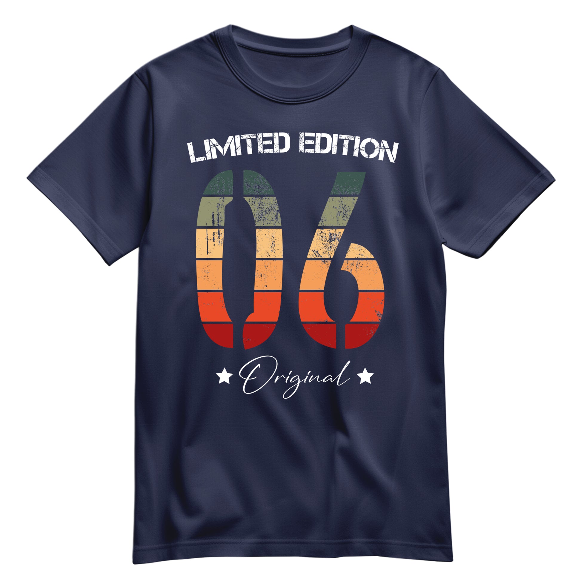Limited Edition Original Grunge Vintage 06 - Geburtstagsshirt Navy - FULiMA®