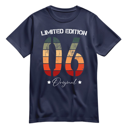 Limited Edition Original Grunge Vintage 06 - Geburtstagsshirt Navy - FULiMA®