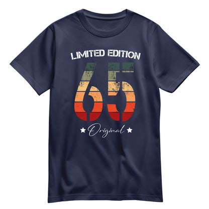 Limited Edition Original Grunge Vintage 65 - Geburtstagsshirt Navy - FULiMA®