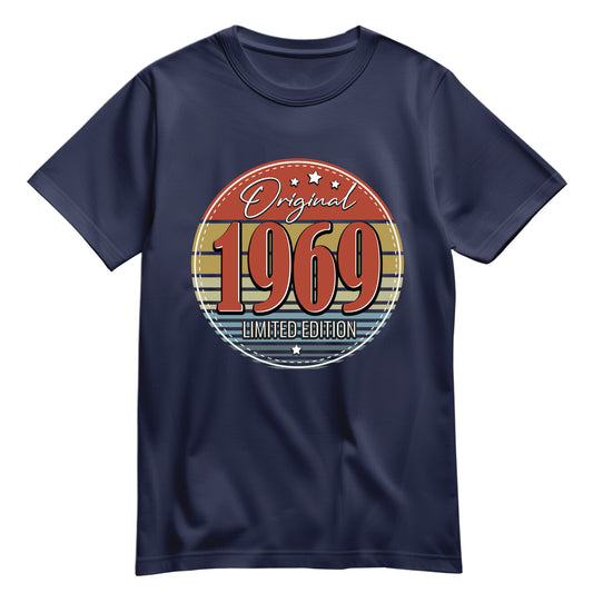 Geburtstagshirt - Original Limited Edition 1969 – Vintage Navy - FULiMA®