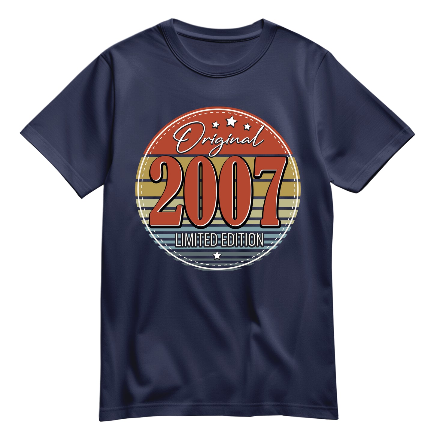 Geburtstagsshirt - Original Limited Edition 2007 – Vintage Navy - FULiMA®
