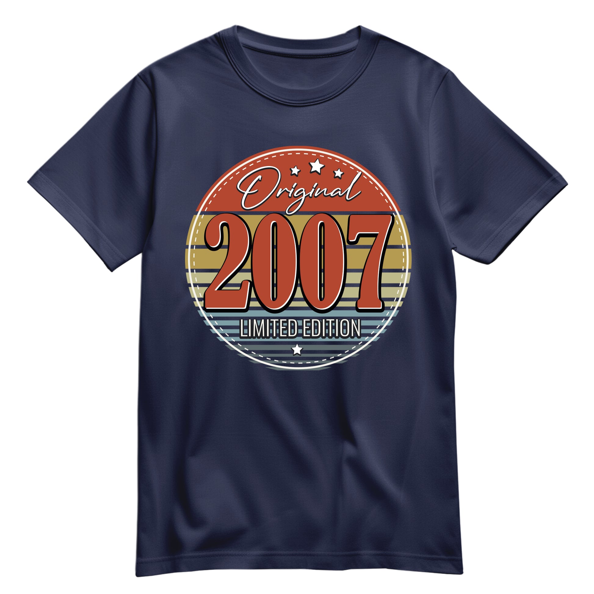 Geburtstagsshirt - Original Limited Edition 2007 – Vintage Navy - FULiMA®