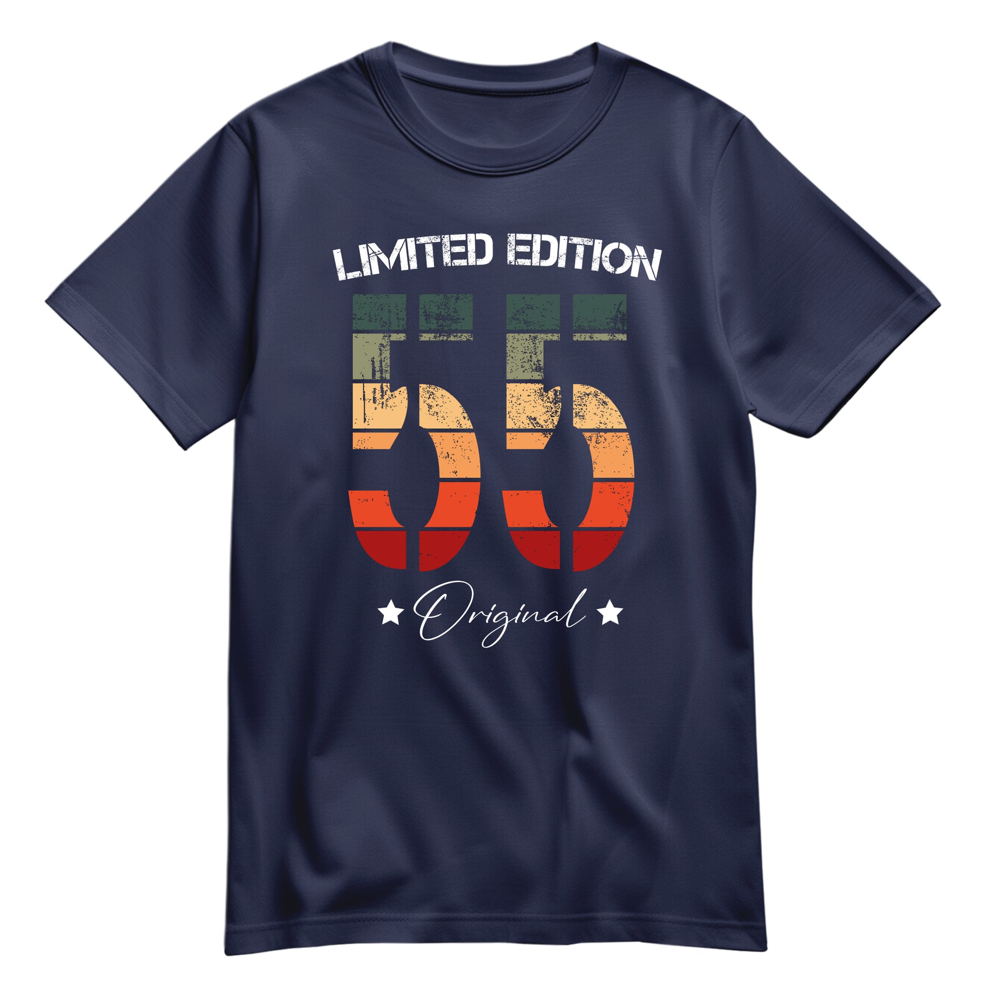 Limited Edition Original Grunge Vintage 55 - Geburtstagsshirt Navy - FULiMA®