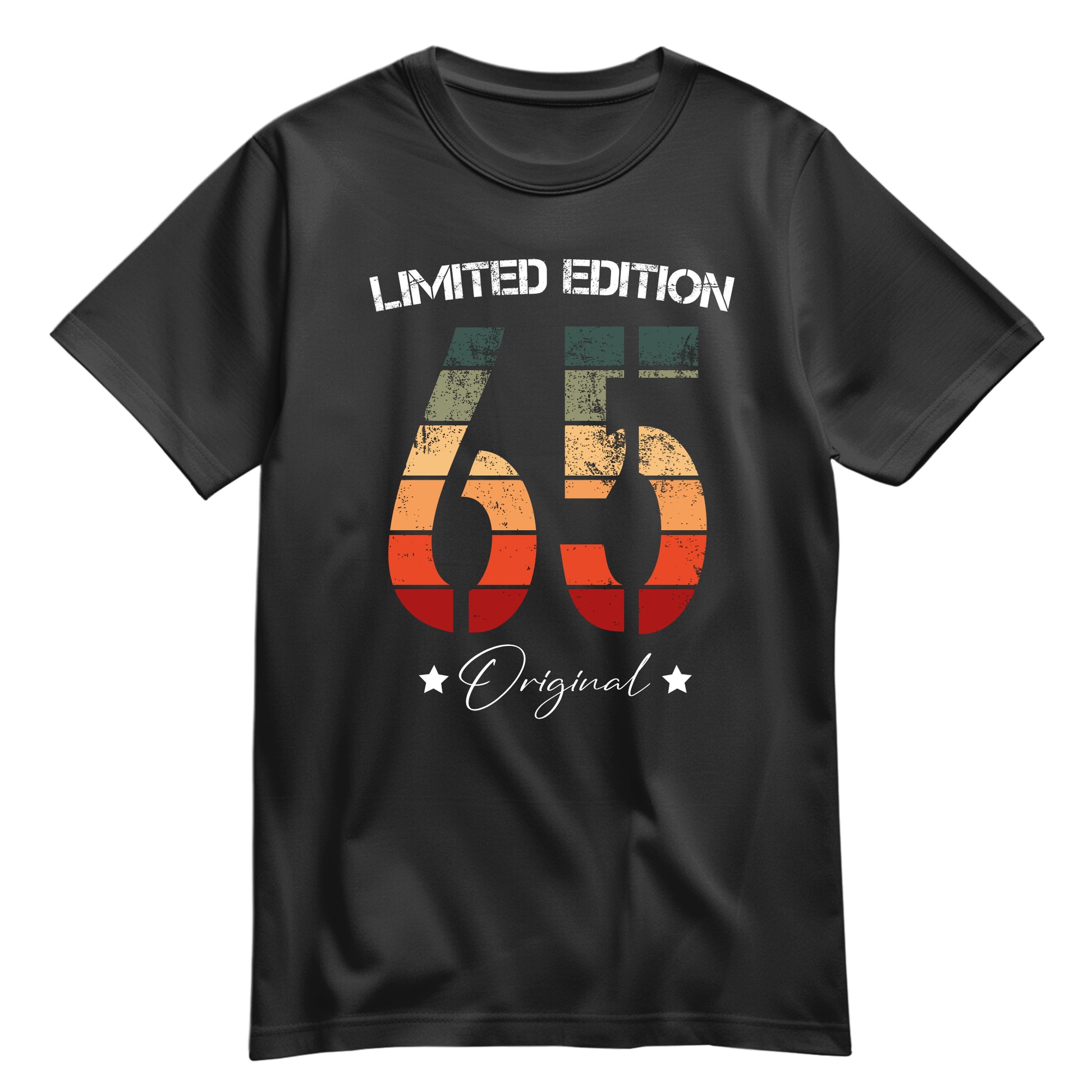 Limited Edition Original Grunge Vintage 65 - Geburtstagsshirt Schwarz - FULiMA®