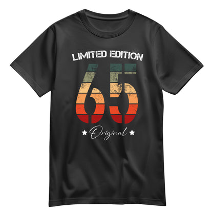 Limited Edition Original Grunge Vintage 65 - Geburtstagsshirt Schwarz - FULiMA®